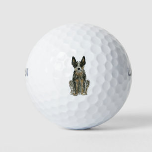 Australian Cattle Dog Blue Heeler Golf Balls