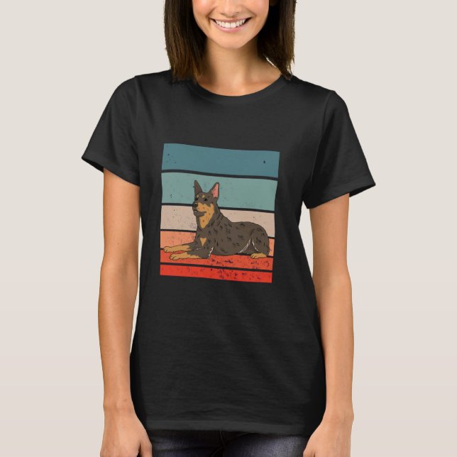 Australian Cattle Dog Blue Heeler Herding Dog Inte T-Shirt (Front)