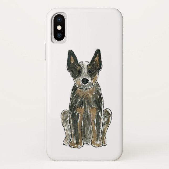 Australian Cattle Dog Blue Heeler Phone Case (Back)