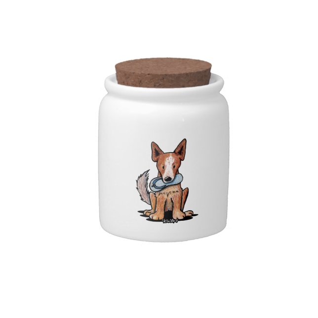 Australian Cattle Dog Candy Jar (Front)
