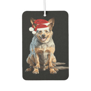Australian Cattle Dog Christmas Tree Dog Puppy Wat Air Freshener