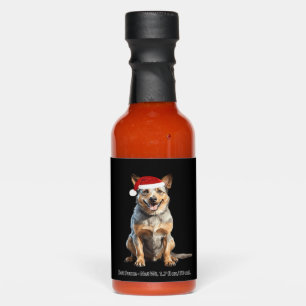 Australian Cattle Dog Christmas Tree Dog Puppy Wat Hot Sauces
