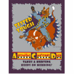 Australian Cattle Dog - Crash Test Dummies Statuette<br><div class="desc">This T-shirt was designed by North Carolina artists Ann LePere and Susan Phillips to capture the gung-ho,  daredevil attitude of Australian Cattle Dogs. If cattle dogs were stereotypical rednecks,  they'd be the ones shrieking,  "Hey y'all,  watch THIS!"</div>