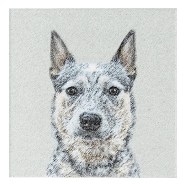 Australian Cattle Dog - Cute Original Dog Art (Front)
