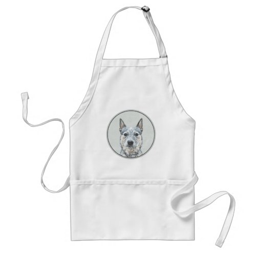 Australian Cattle Dog _ Cute Original Dog Art Adult Apron