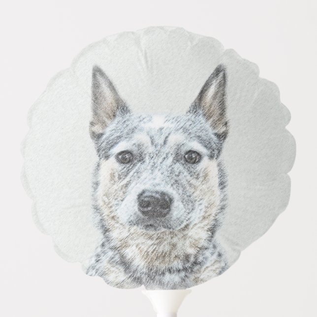 Australian Cattle Dog - Cute Original Dog Art Balloon (Front)