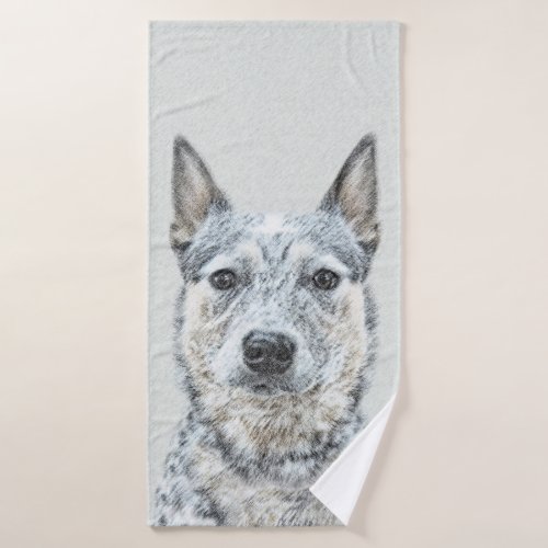 Australian Cattle Dog _ Cute Original Dog Art Bath Towel Set