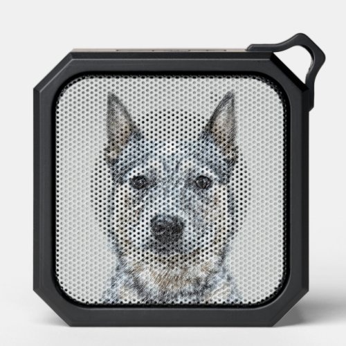 Australian Cattle Dog _ Cute Original Dog Art Bluetooth Speaker