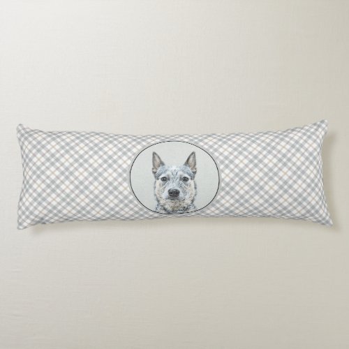 Australian Cattle Dog _ Cute Original Dog Art Body Pillow