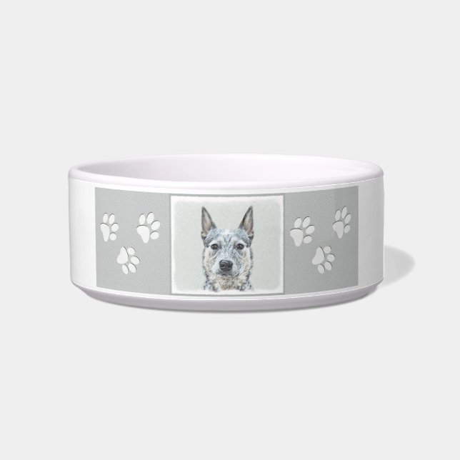 Australian Cattle Dog - Cute Original Dog Art Bowl (Right)