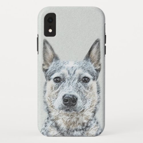Australian Cattle Dog _ Cute Original Dog Art iPhone XR Case