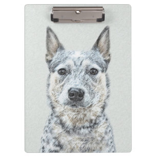 Australian Cattle Dog - Cute Original Dog Art Clipboard