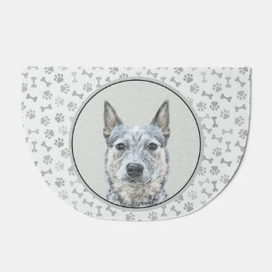 Australian Cattle Dog - Cute Original Dog Art Doormat