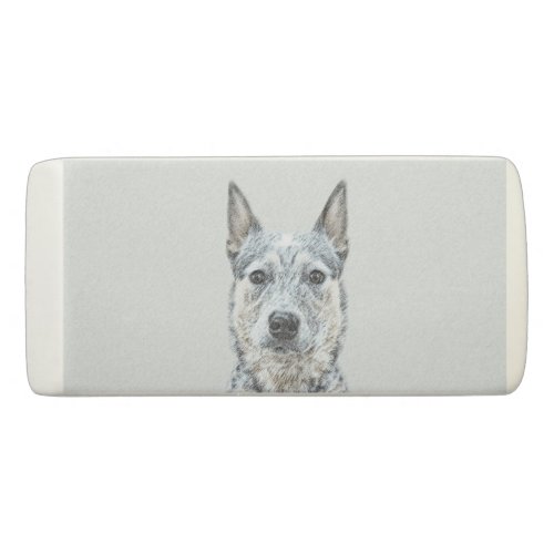 Australian Cattle Dog _ Cute Original Dog Art Eraser