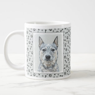Australian Cattle Dog - Cute Original Dog Art Giant Coffee Mug
