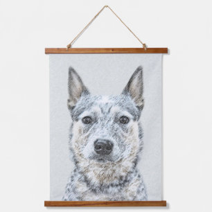 Australian Cattle Dog - Cute Original Dog Art Hanging Tapestry