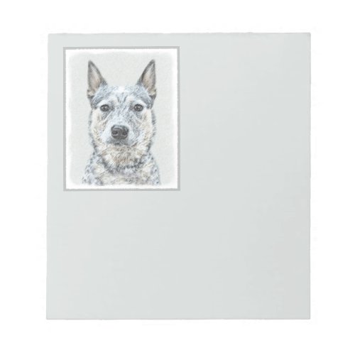 Australian Cattle Dog _ Cute Original Dog Art Notepad