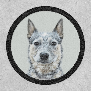 Australian Cattle Dog - Cute Original Dog Art Patch