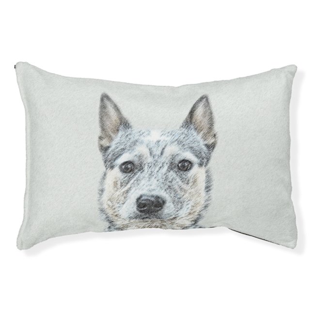 Australian Cattle Dog - Cute Original Dog Art Pet Bed (Front)