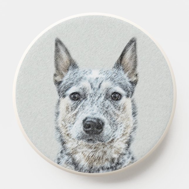 Australian Cattle Dog - Cute Original Dog Art PopSocket (Popsocket)
