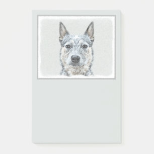 Australian Cattle Dog - Cute Original Dog Art Post-it Notes