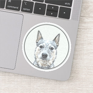 Australian Cattle Dog - Cute Original Dog Art Sticker