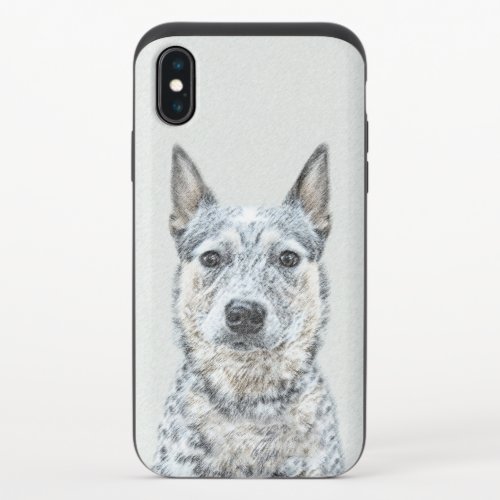 Australian Cattle Dog _ Cute Original Dog Art iPhone X Slider Case