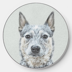 Australian Cattle Dog - Cute Original Dog Art Wireless Charger