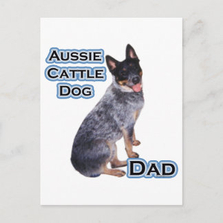 Australian Cattle Dog Dad 4 Postcard