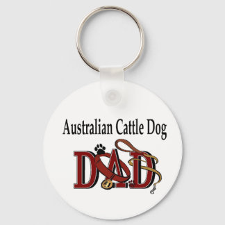 Australian Cattle Dog Dad Gifts Keychain