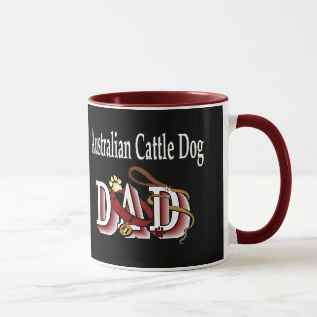 Australian Cattle Dog Dad Gifts Mug (Right)