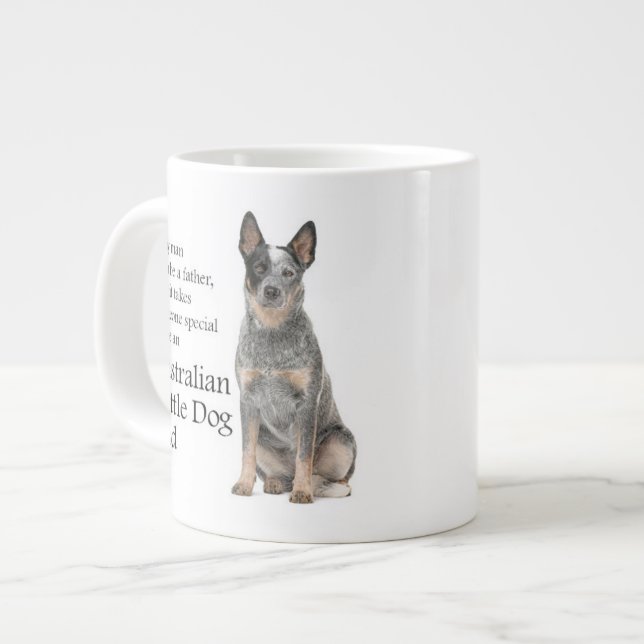 Australian Cattle Dog Dad Jumbo Mug (Front Left)