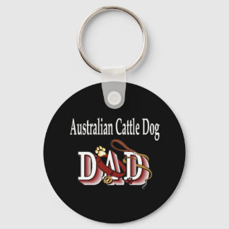 australian cattle dog dad Keychain