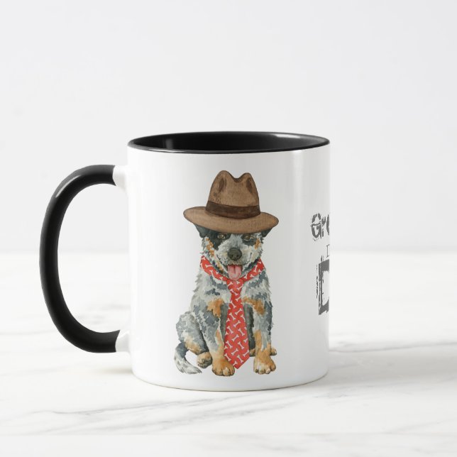 Australian Cattle Dog Dad Mug (Left)