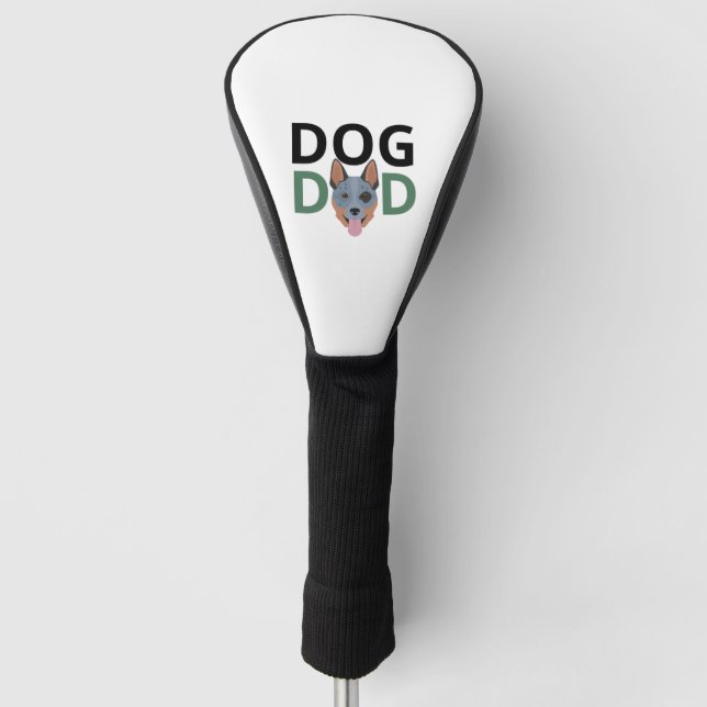 Australian cattle dog dad Premium 2 Golf Head Cover (Front)