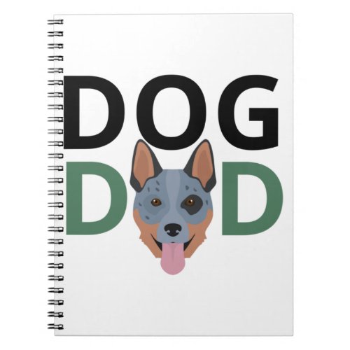 Australian cattle dog dad Premium 2 Notebook