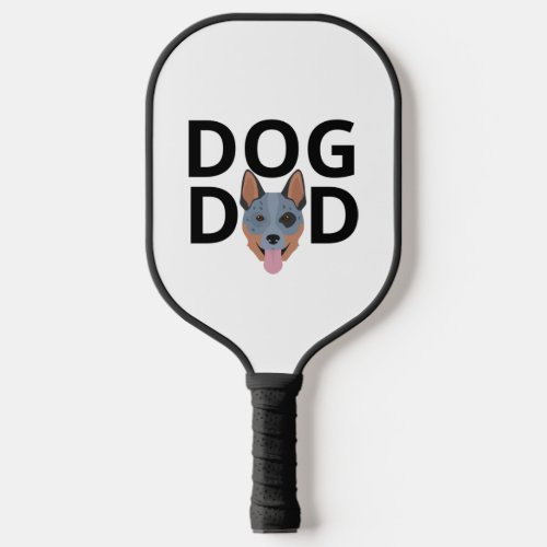 Australian cattle dog dad Premium Pickleball Paddle