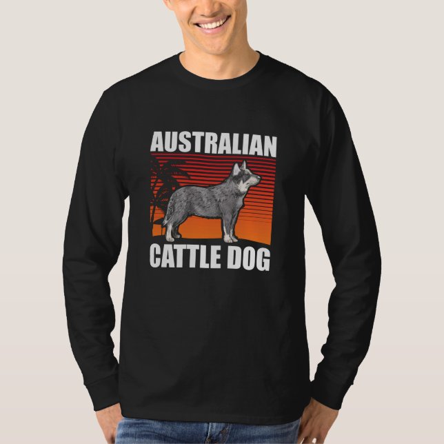 Australian Cattle Dog | Dog Owner Blue Heeler T-Shirt (Front)