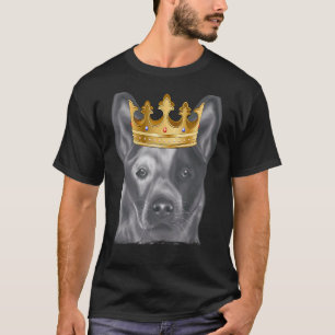 Australian Cattle Dog Dog Wearing A Crown T-Shirt