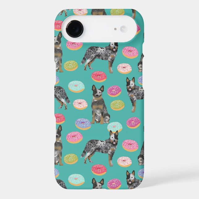 Australian Cattle Dog Donuts blue heeler Case-Mate iPhone Case (Back)