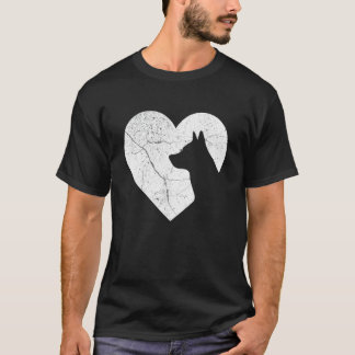 Australian Cattle Dog Funny Heart Valentines Day D T-Shirt