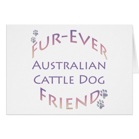 Australian Cattle Dog Furever Cards (Front Horizontal)