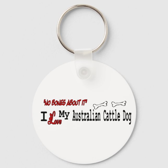 Australian Cattle Dog Gifts Keychain (Front)