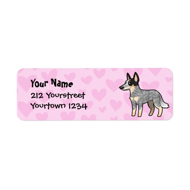 Australian Cattle Dog / Kelpie Love Label (Front)