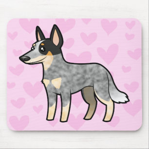 Australian Cattle Dog / Kelpie Love Mouse Pad