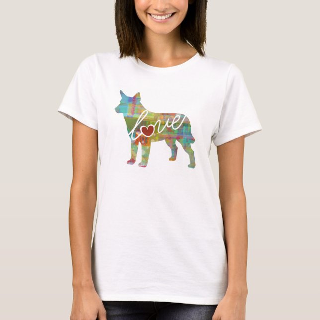 Australian Cattle Dog Love T-Shirt (Front)