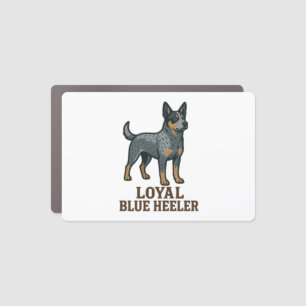 Australian Cattle Dog Loyal Blue Heeler Car Magnet