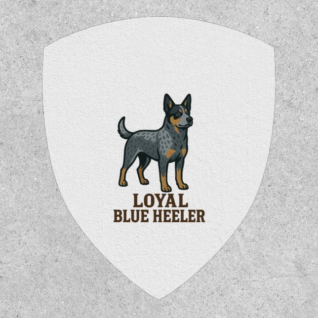 Australian Cattle Dog Loyal Blue Heeler Patch (Front)