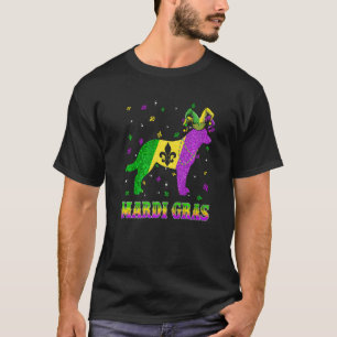 Australian Cattle Dog Mardi Gras Carnival Jester B T-Shirt