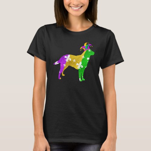 Australian Cattle Dog Mardi Gras Carnivals Funny P T_Shirt